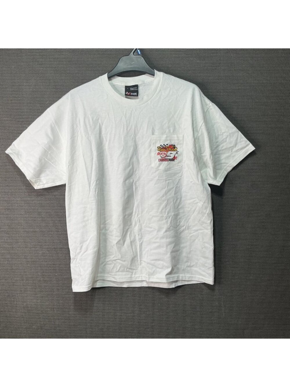 Bill Elliott Dodge #9 Racing White Graphic T-Shirt Chase Authentics Size L
